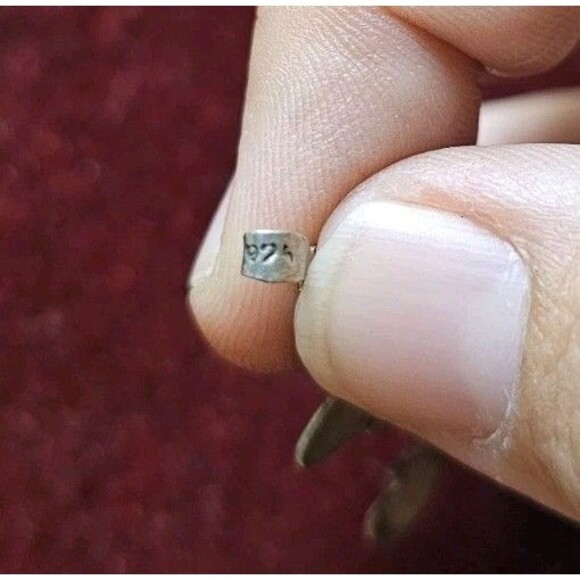 Vintage Tweety Bird Silver Enamel Charm Pendant - Picture 4 of 7